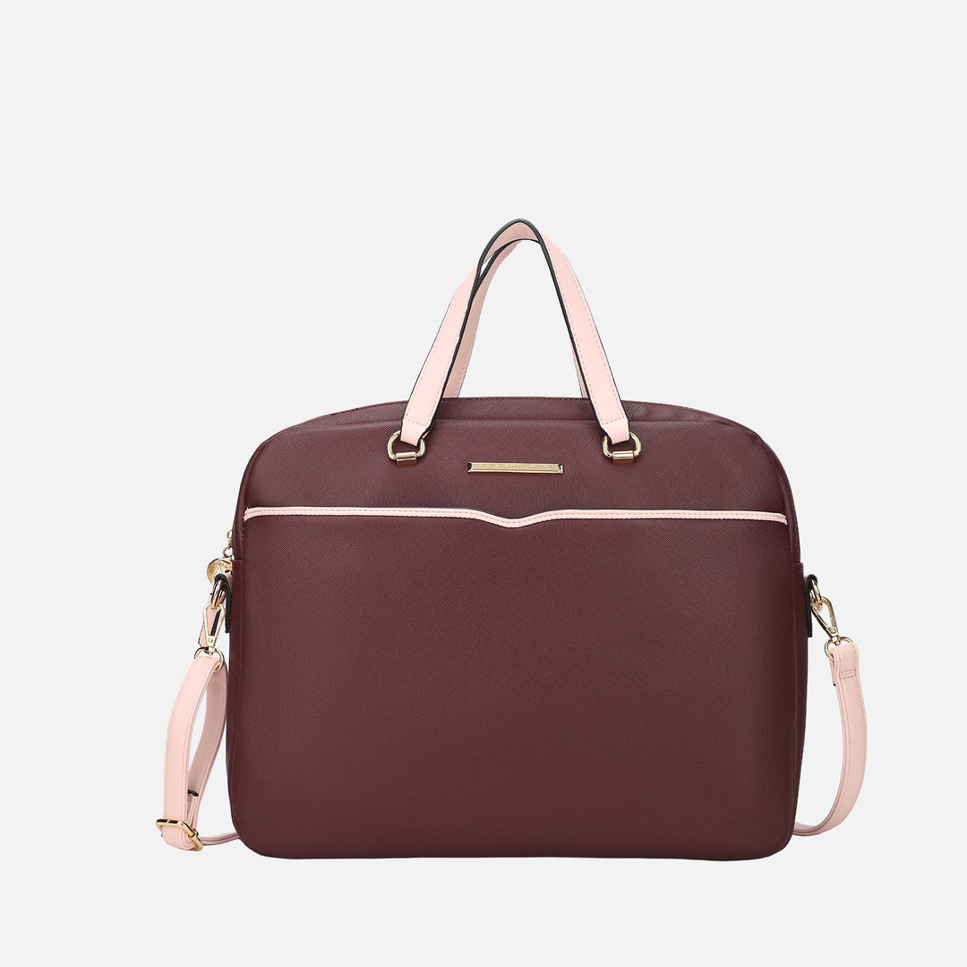 Brown MKF Collection By Mia K Rose Laptop Case