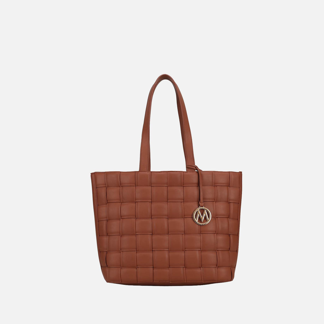 Seafoam MKF Collection By Mia K Rowan Woven Tote Bag