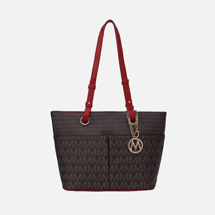 MKF Collection By Mia K Lori Signature Tote Bag