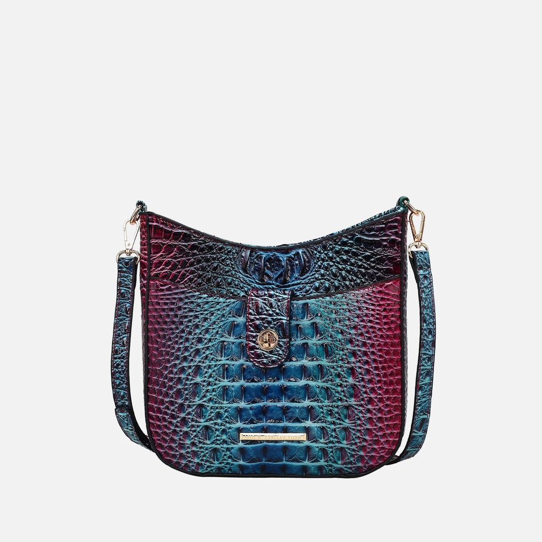 MKF Collection By Mia K Giovana Gradient Croc Crossbody Bag