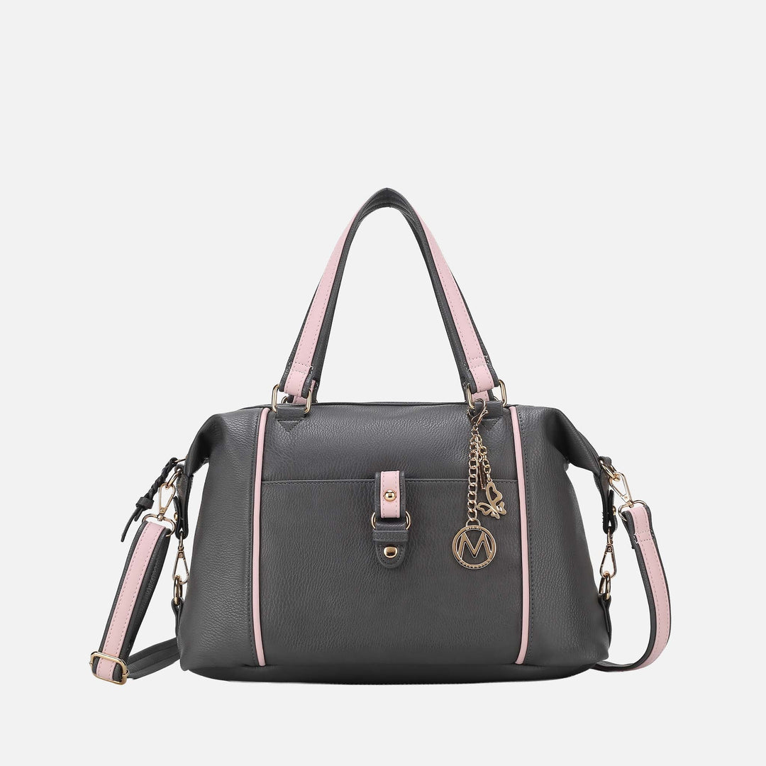 Pewter MKF Collection By Mia K Opal Shouder Bag