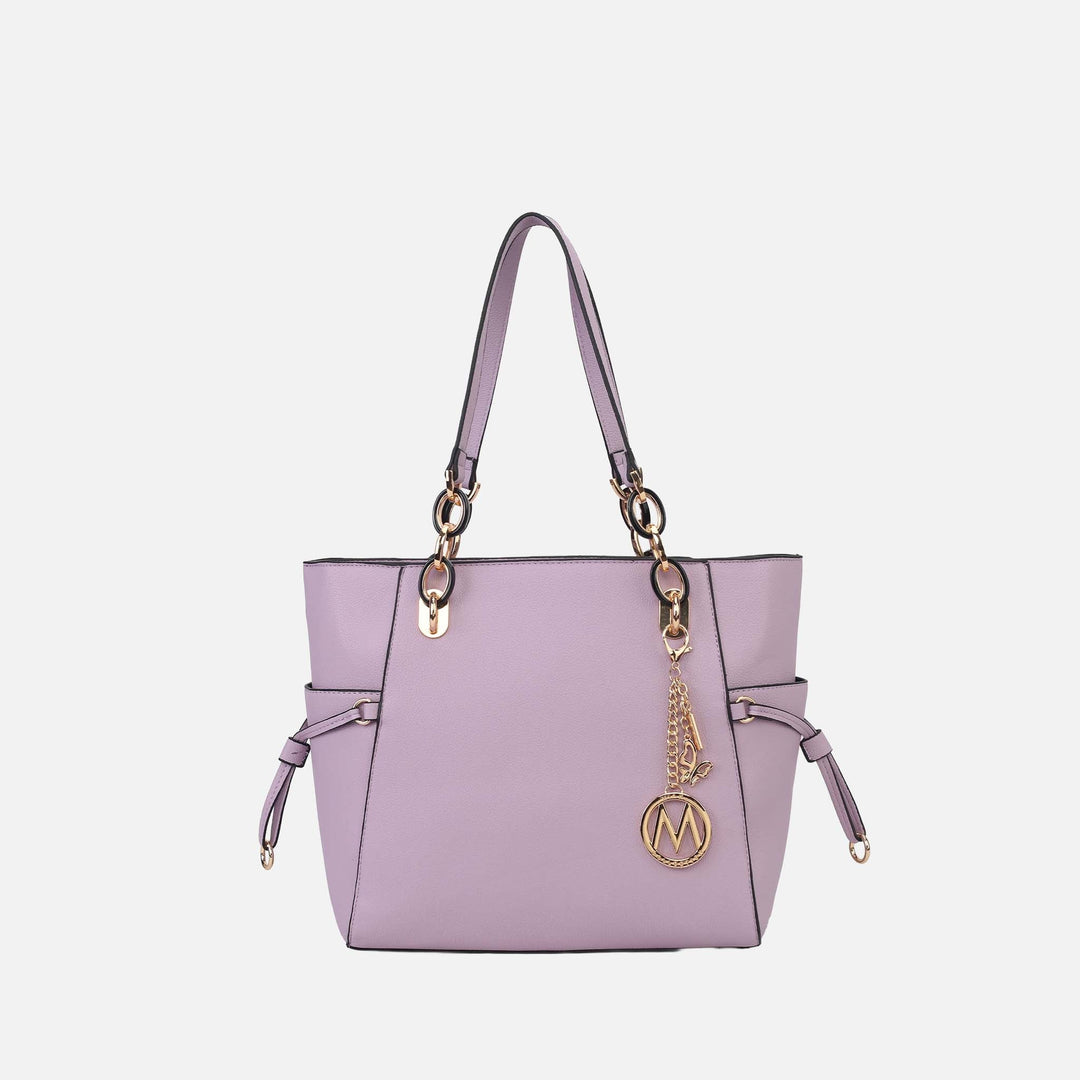 Light Blue MKF Collection By Mia K Yale Tote Bag With Matching Wallet