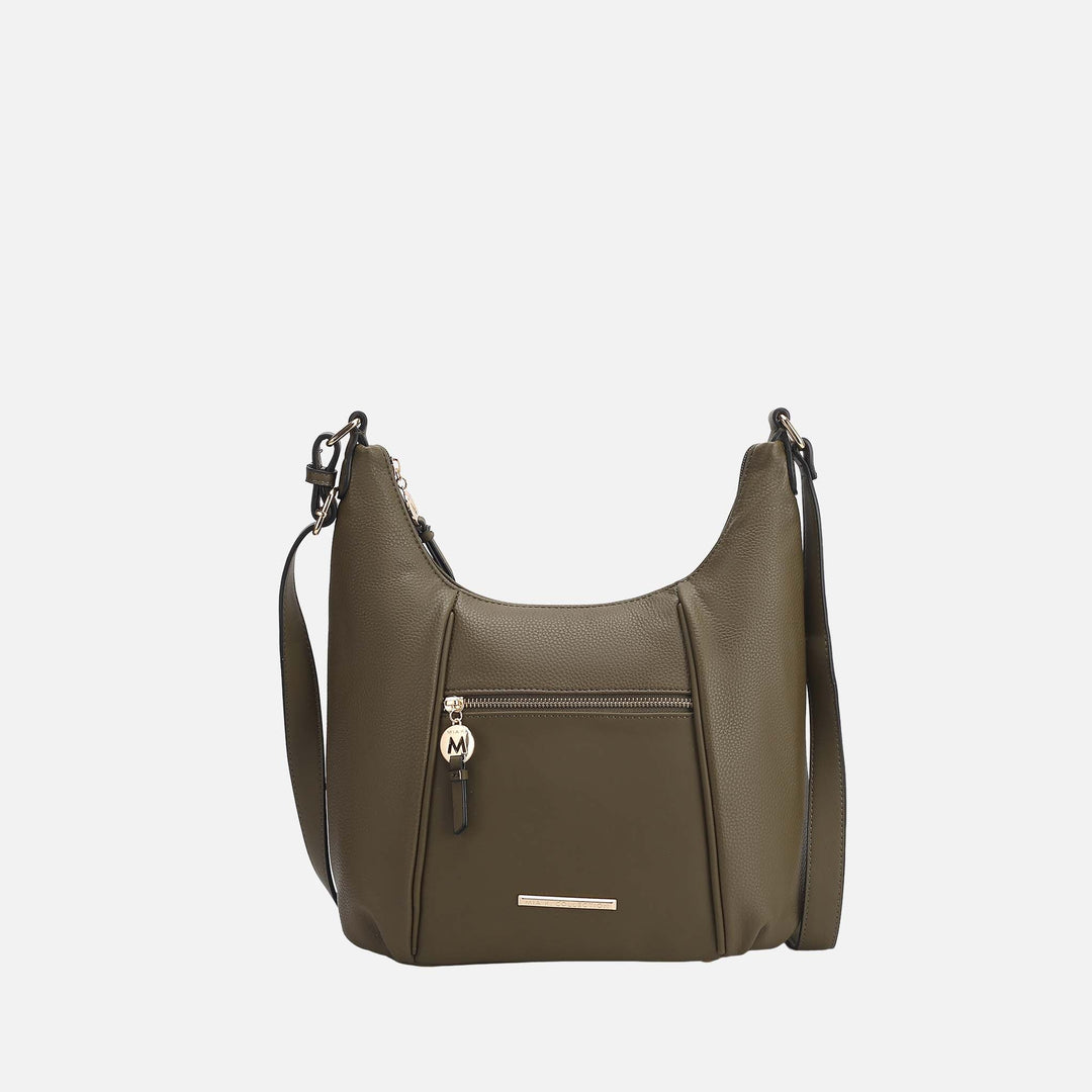 Pewter MKF Collection By Mia K Lavinia Shoulder Bag 1