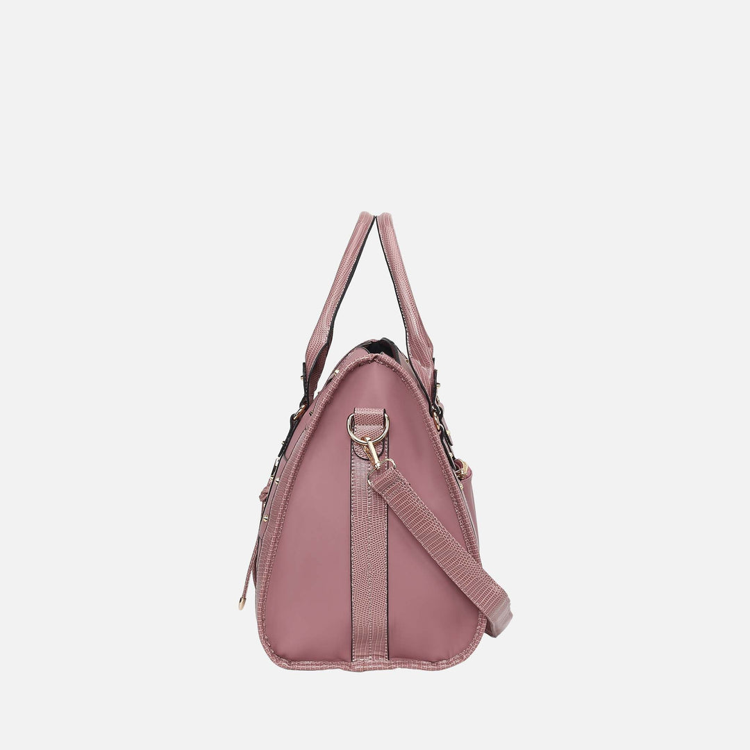 Chocolate MKF Collection By Mia K Patricia Weekender Bag