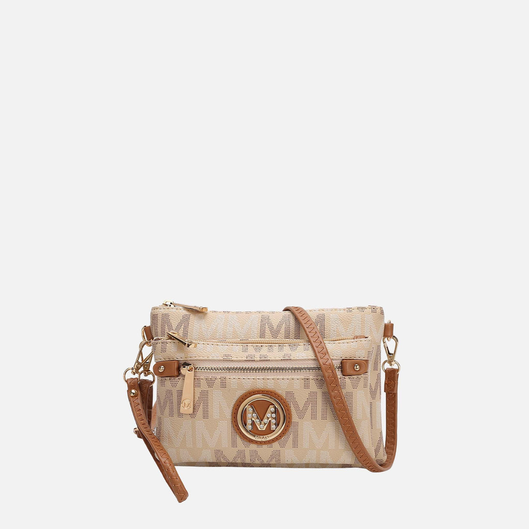 Purple MKF Collection By Mia K Camren Signature Crossbody Bag