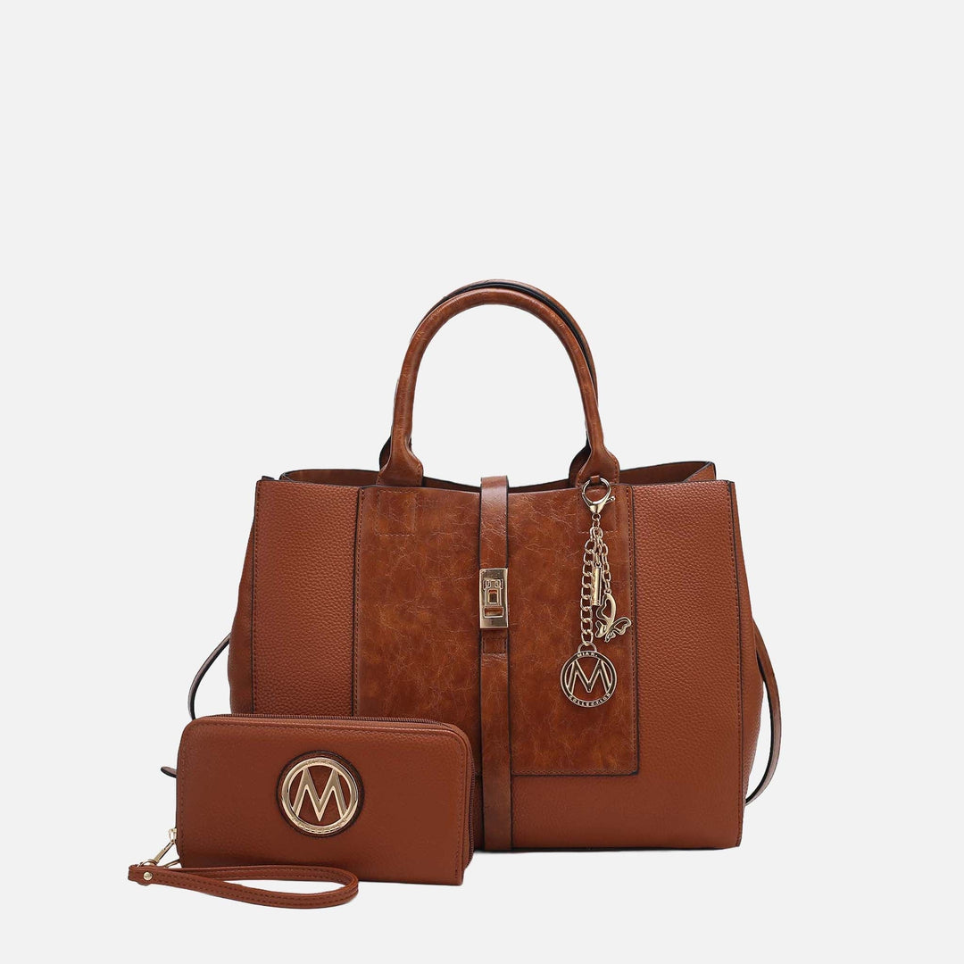 MKF Collection By Mia K Yola Shoulder Bag And Wallet Set
