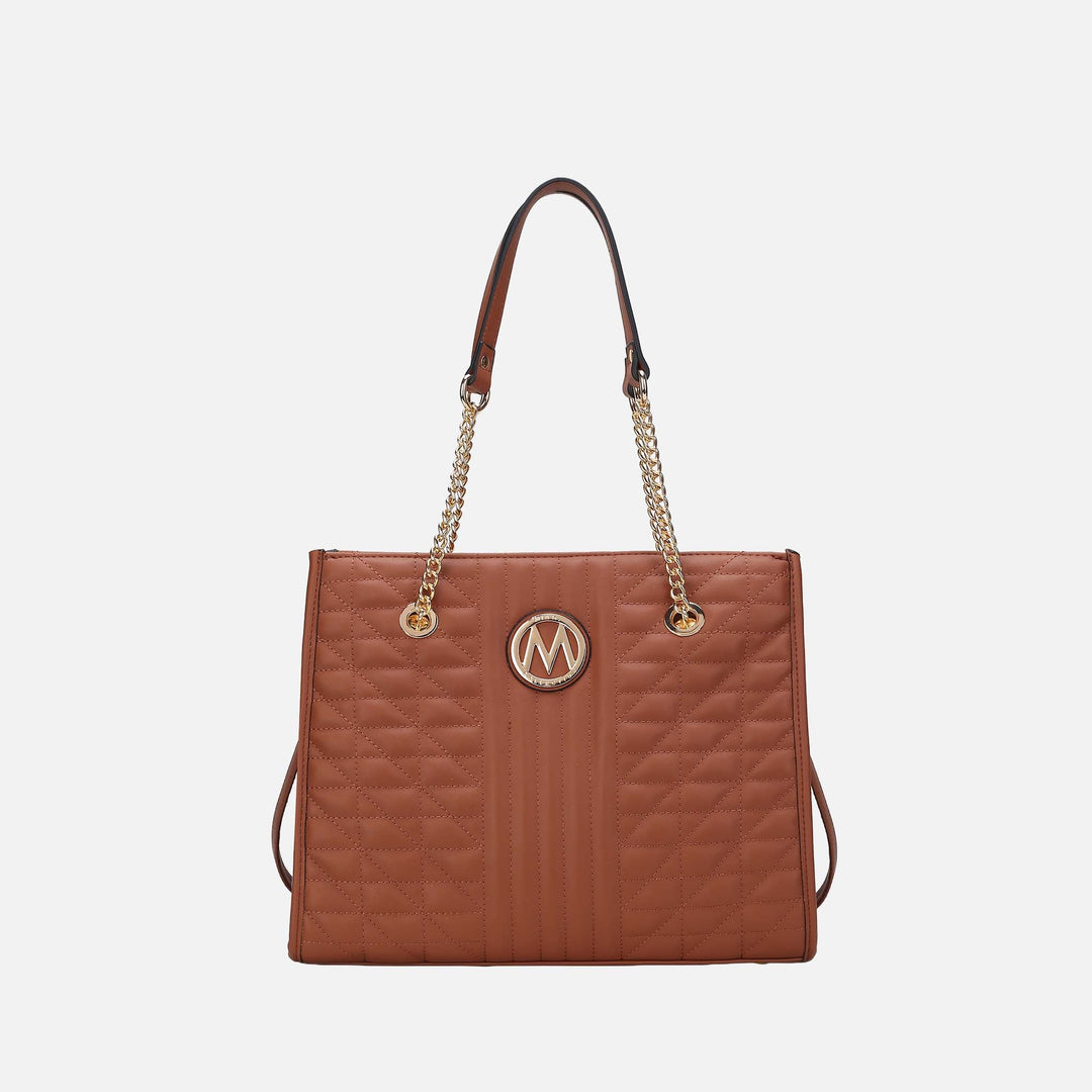 Taupe MKF Collection By Mia K Makenna Shoulder Bag