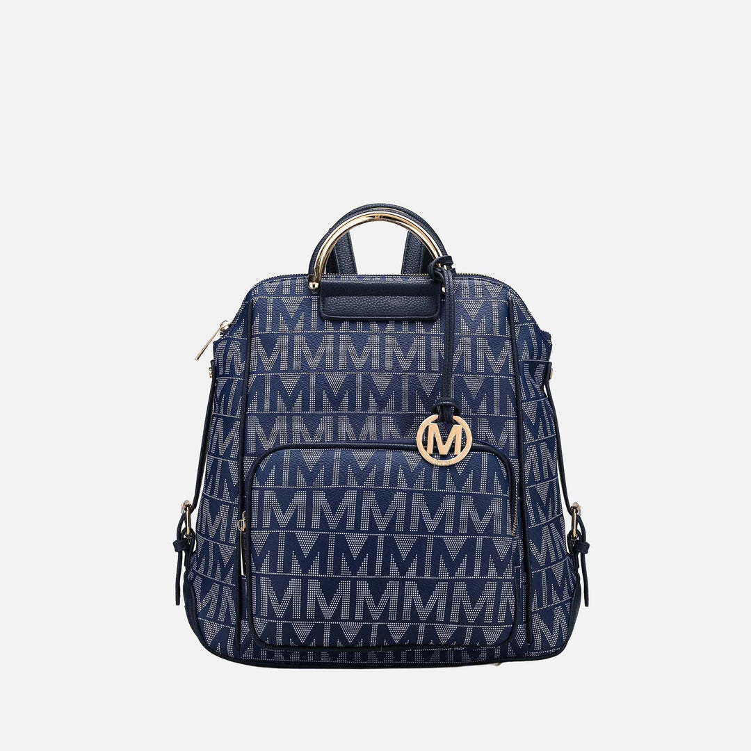 Tan MKF Collection By Mia K Cora Signature Backpack