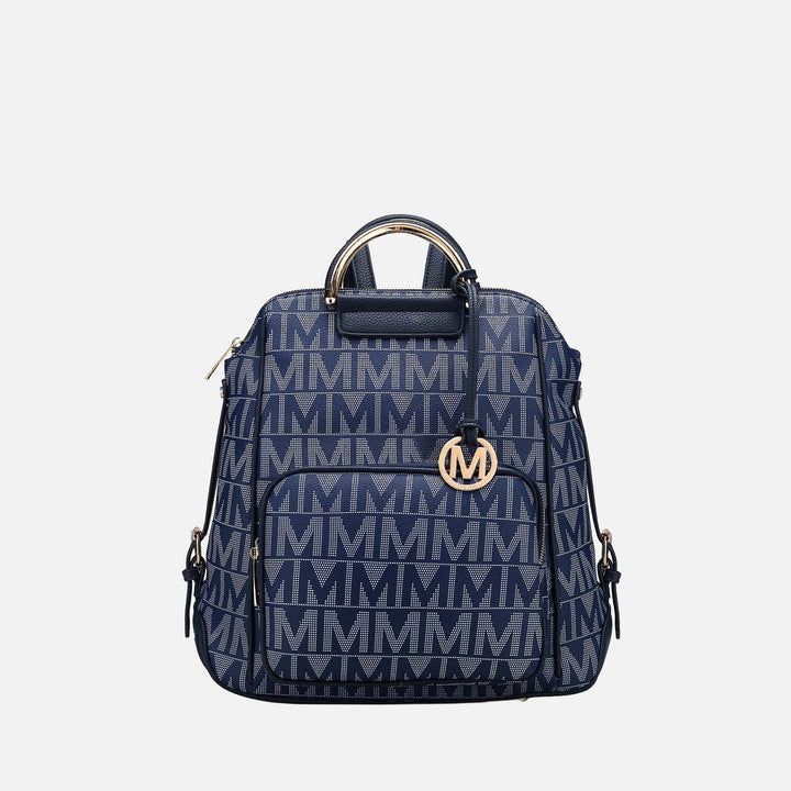 Tan MKF Collection By Mia K Cora Signature Backpack