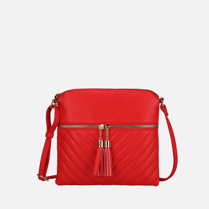 Black MKF Collection By Mia K Winnie Quilted Crossbody
