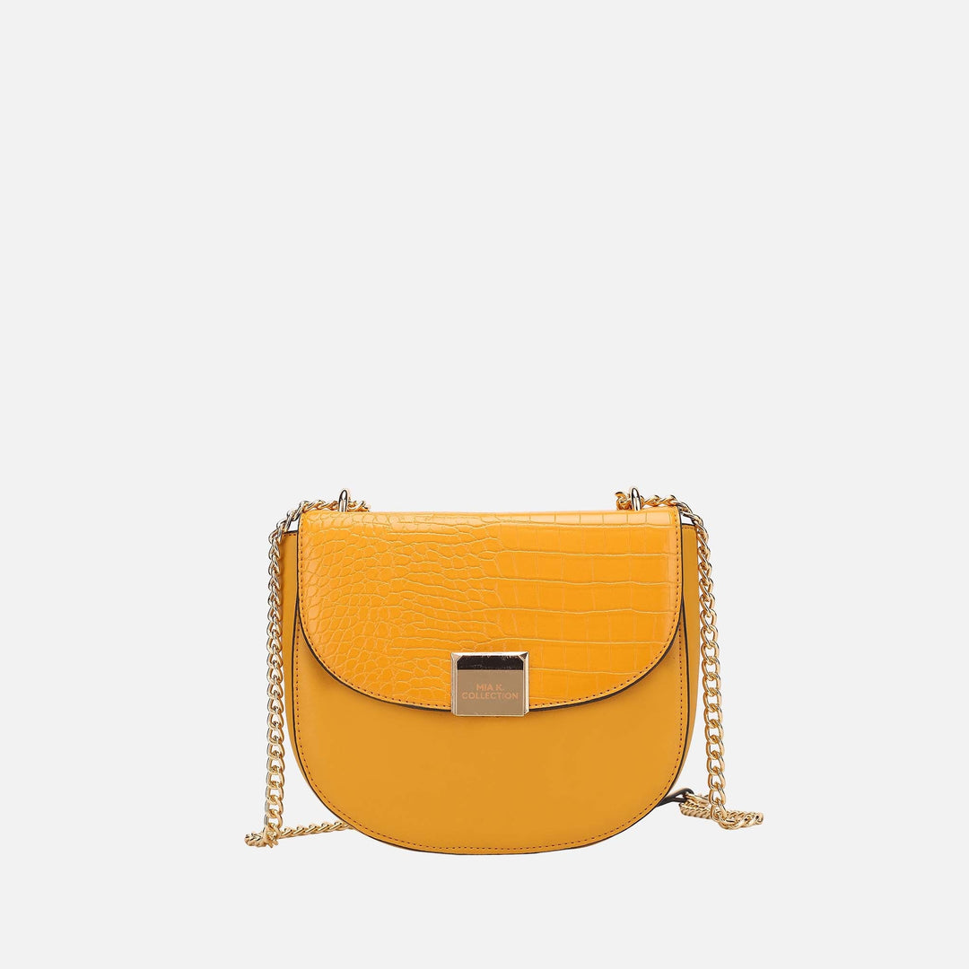 Midnight Blue MKF Collection By Mia K Brooklyn Embossed Crossbody Bag