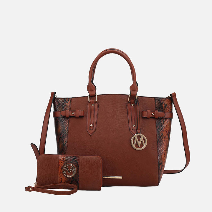 Blush MKF Collection By Mia K Joelle Tote Bag With Wallet