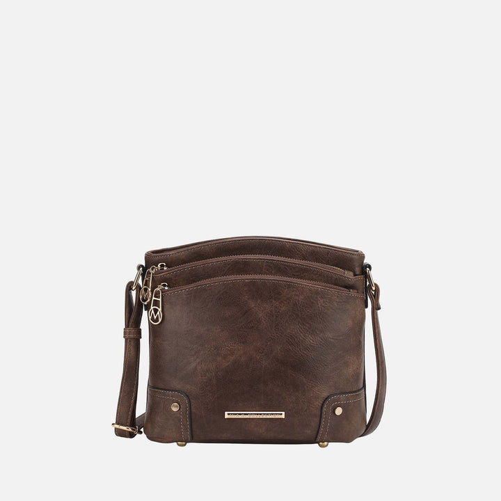 Chestnut MKF Collection By Mia K Kenya Crossbody Bag