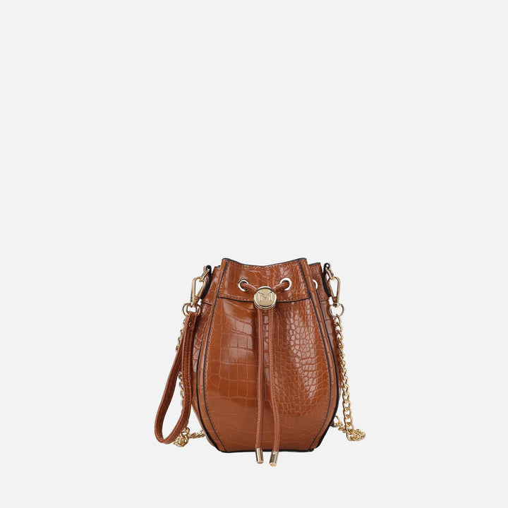Teal MKF Collection By Mia K Cassidy Embossed Bucket Bag