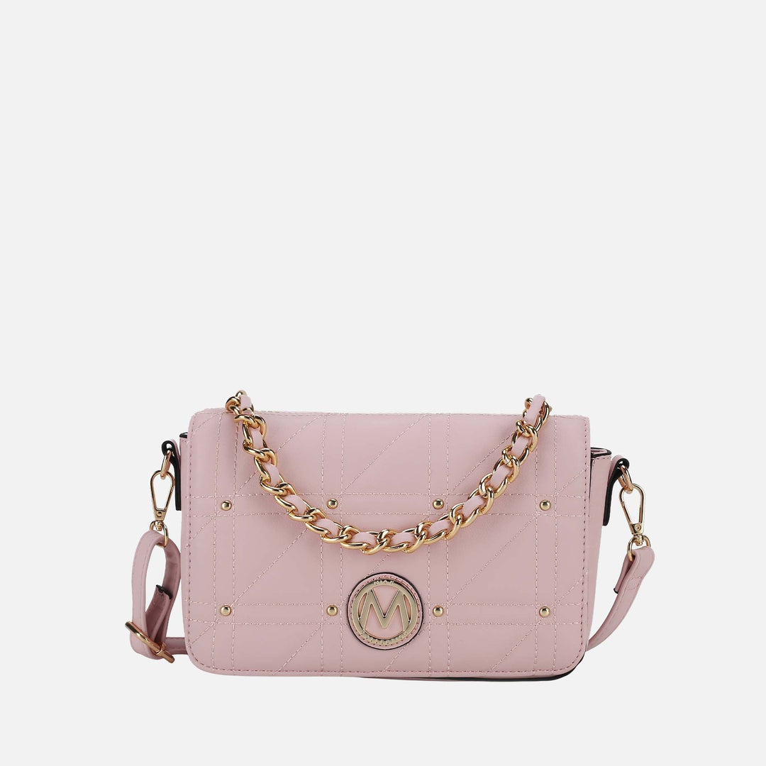 Black MKF Collection By Mia K Arabella Crossbody Bag