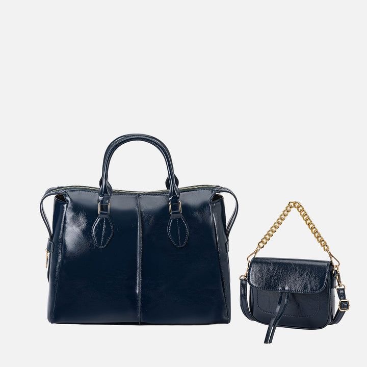 Red MKF Collection By Mia K Yareli Tote Bag With Mini Bag 2 Piece Set