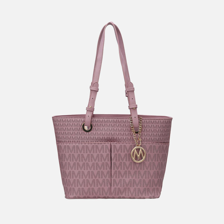 Lavender MKF Collection By Mia K Lori Signature Tote Bag