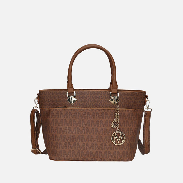 Red MKF Collection By Mia K Yonah Signature Tote Bag
