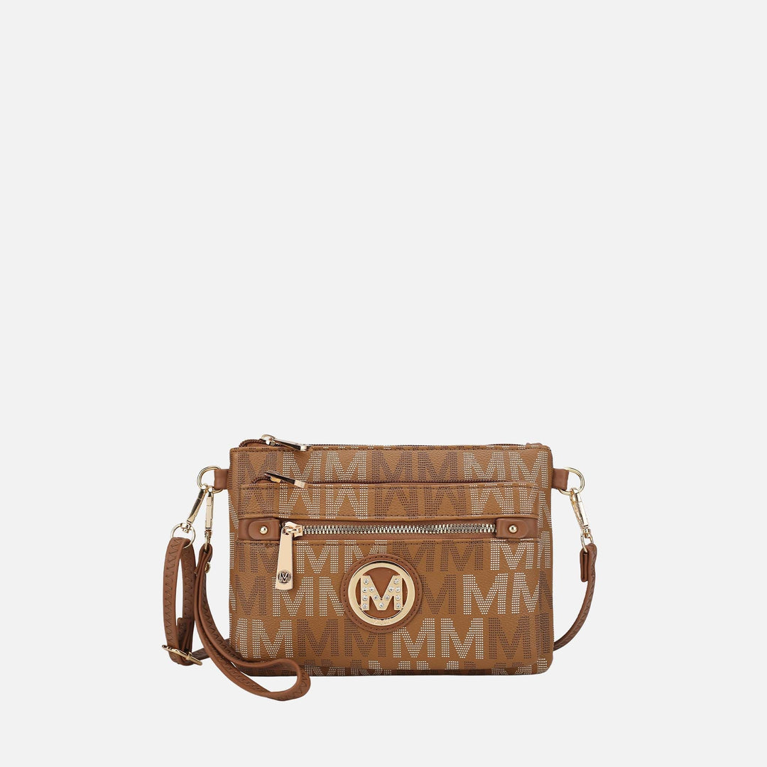 Fuchsia Rose MKF Collection By Mia K Camren Signature Crossbody Bag