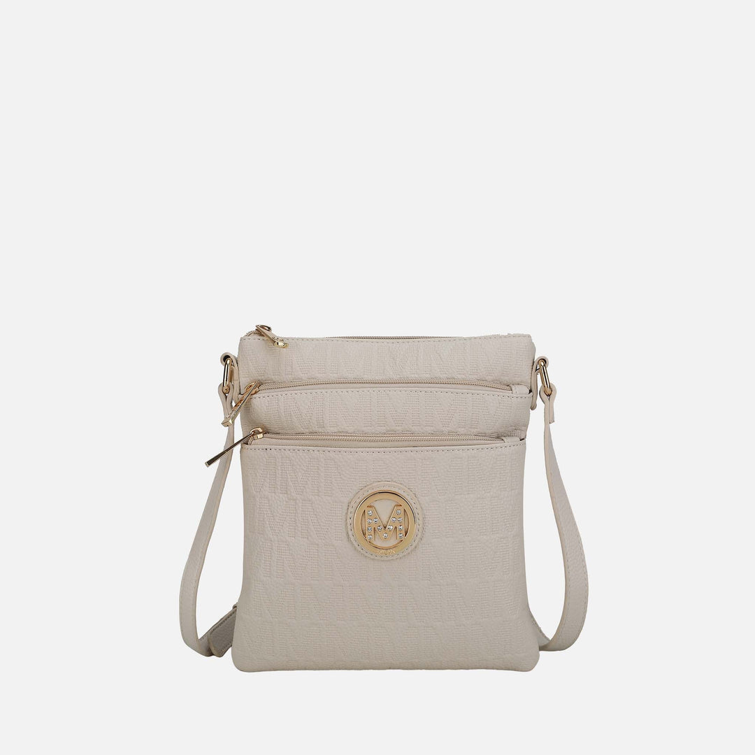 Wine MKF Collection By Mia K Lennit Signature Crossbody Bag