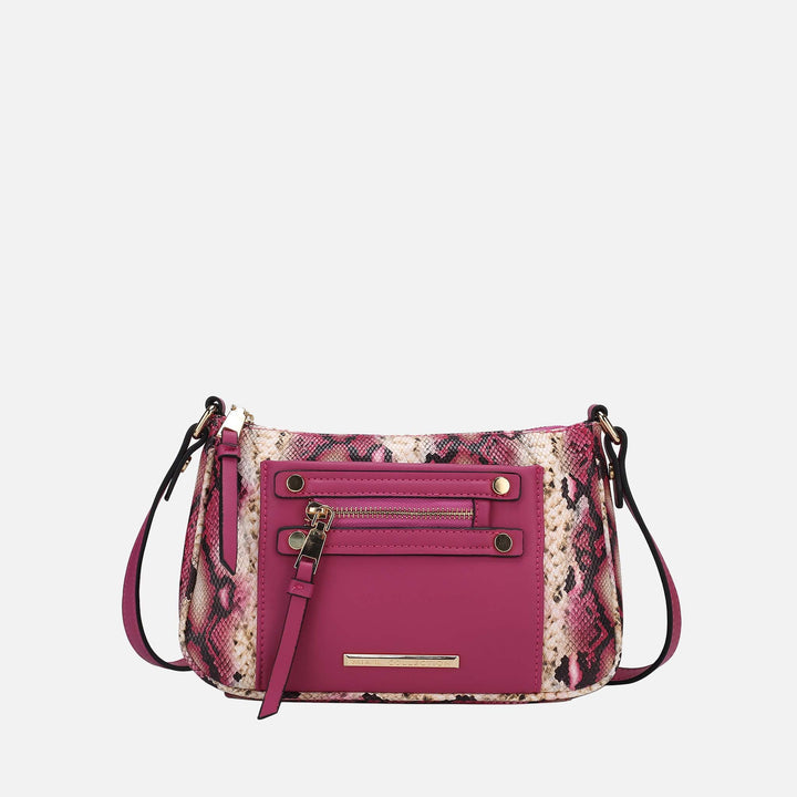 MKF Collection By Mia K Essie Embossed Crossbody Bag