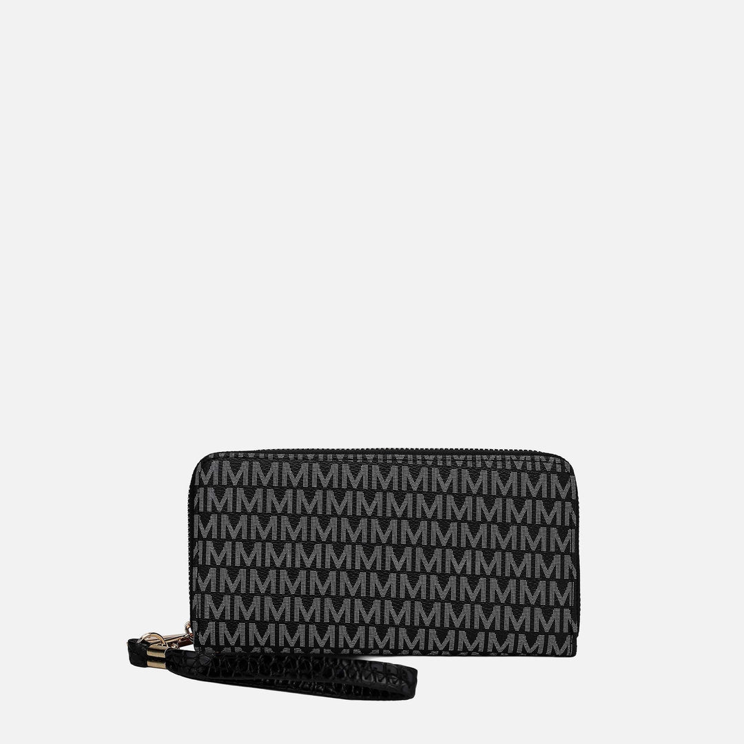 Brown MKF Collection By Mia K Noemy Signature Wallet