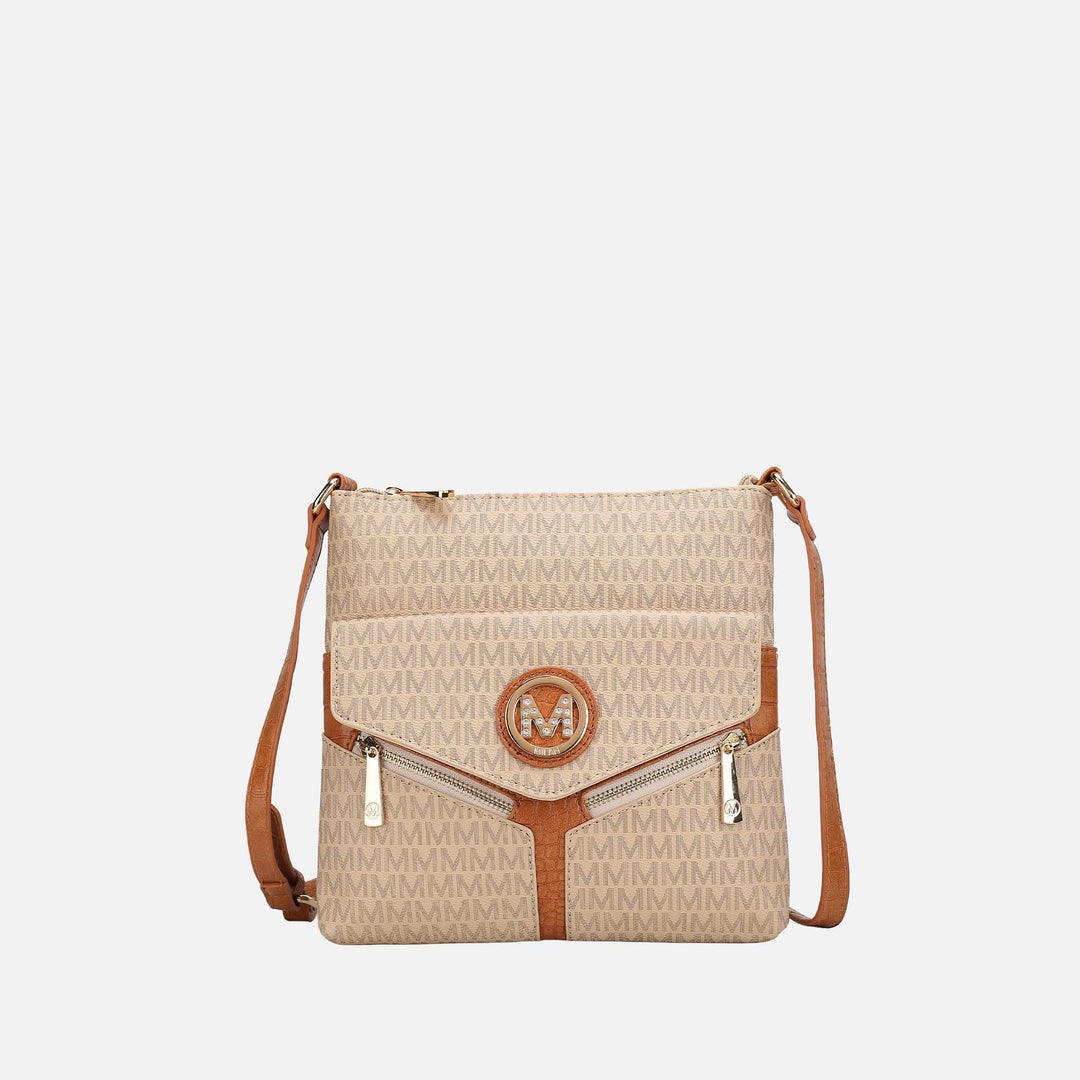 Wine MKF Collection By Mia K Tania Signature Crossbody Bag