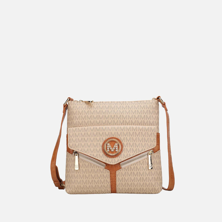 Wine MKF Collection By Mia K Tania Signature Crossbody Bag