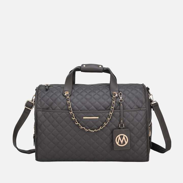 Black MKF Collection By Mia K Lexie Weekender Bag