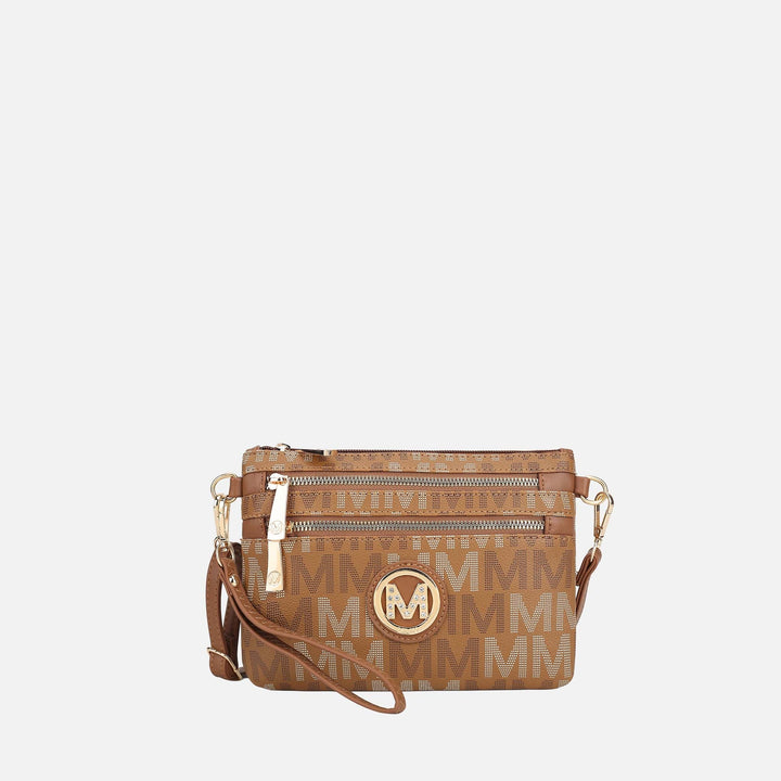 Black MKF Collection By Mia K Helen Signature Phone Crossbody Bag