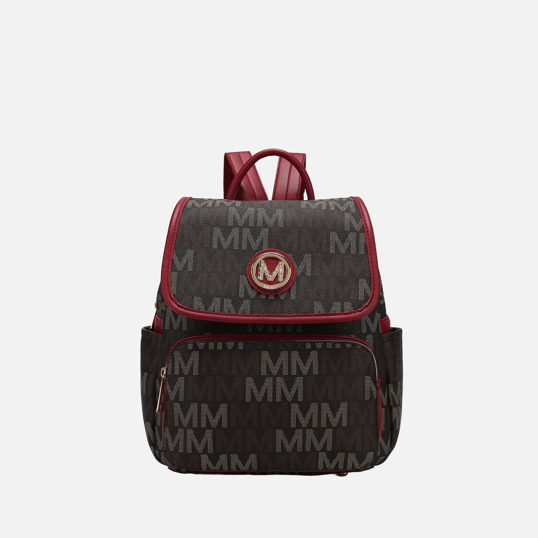 Brown MKF Collection By Mia K Drea Signature Backpack