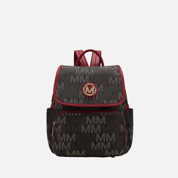 Brown MKF Collection By Mia K Drea Signature Backpack