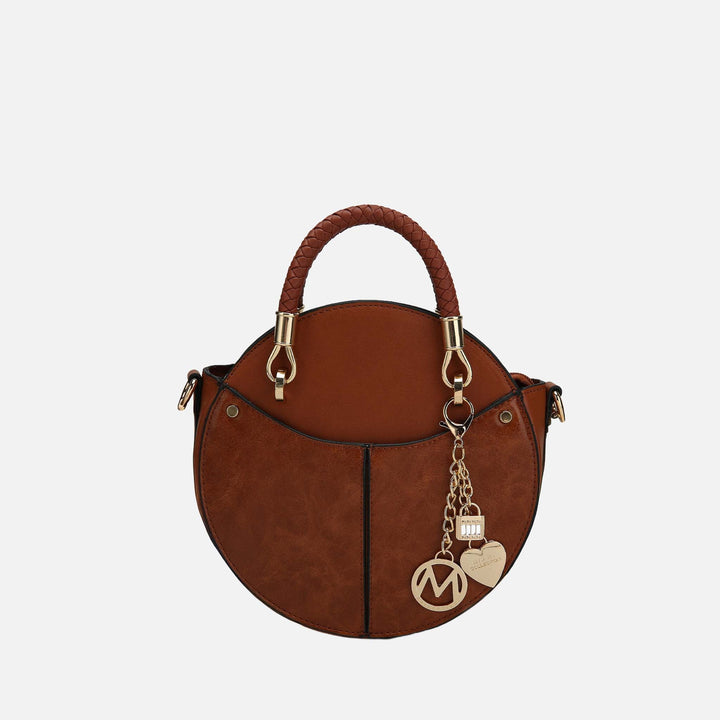 Snake Fuschia MKF Collection By Mia K Camille Crossbody Bag