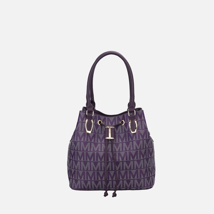 Tan MKF Collection By Mia K Jane Signature Bucket Bag
