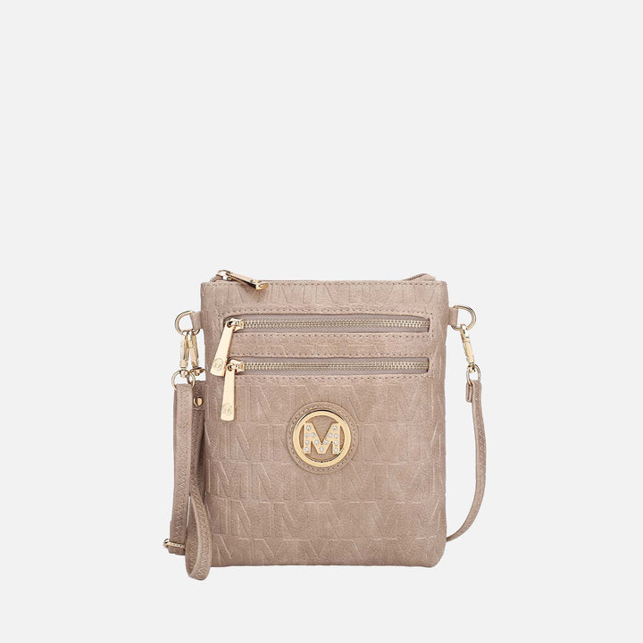Denim Blue MKF Collection By Mia K Scarlett Signature Crossbody Bag