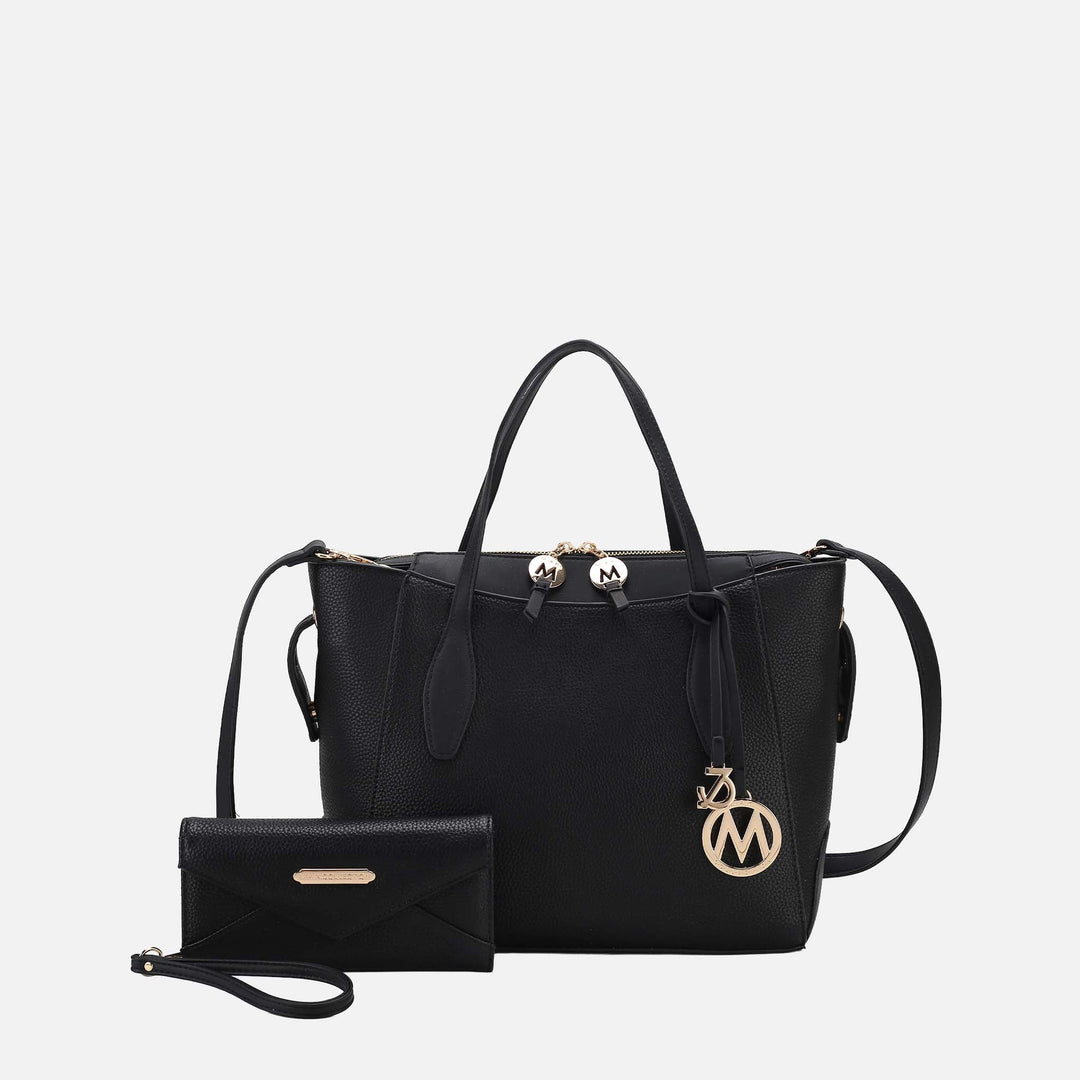 Blush MKF Collection By Mia K Bruna Tote Bag And Wallet Set