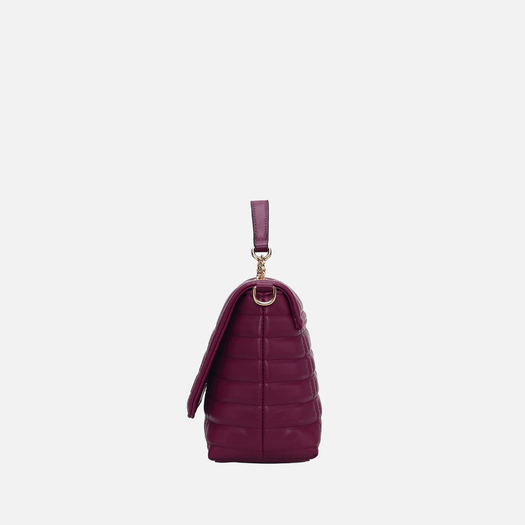 Burgundy MKF Collection By Mia K Lola Shoulder Bag