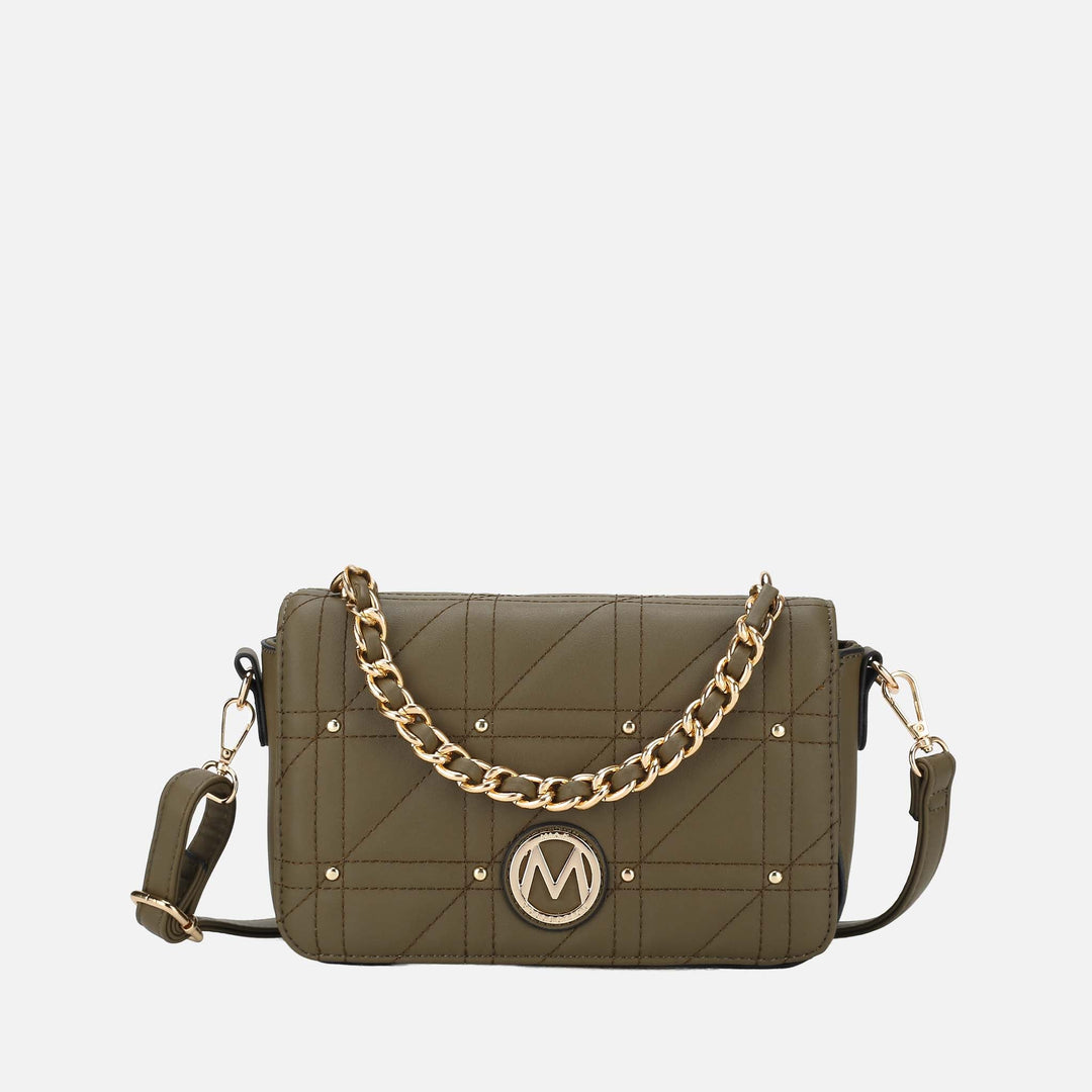 Taupe MKF Collection By Mia K Arabella Crossbody Bag