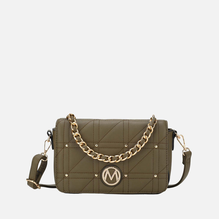 Taupe MKF Collection By Mia K Arabella Crossbody Bag