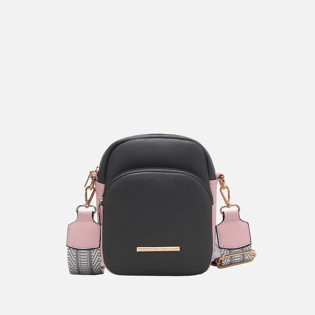 Taupe MKF Collection By Mia K Rachel Crossbody Bag