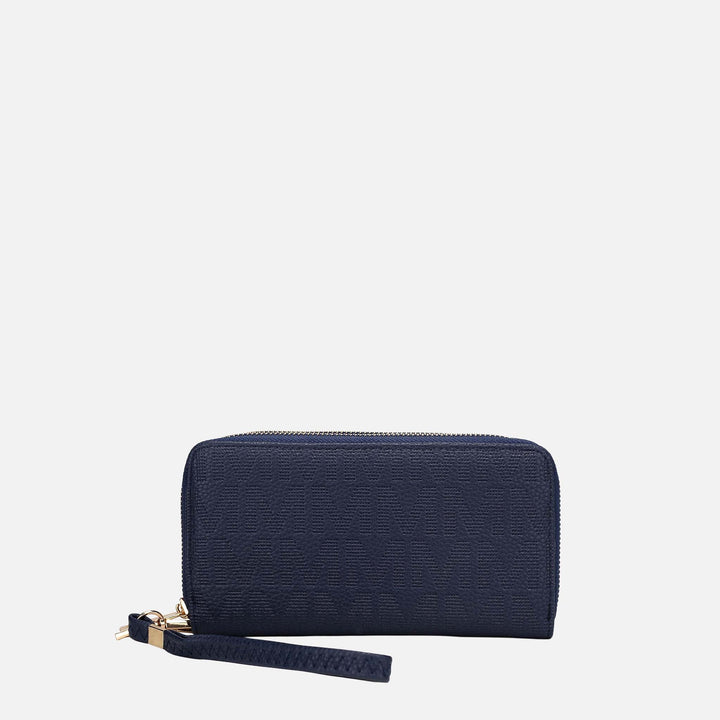 Beige MKF Collection By Mia K Lisbette Signature Wallet