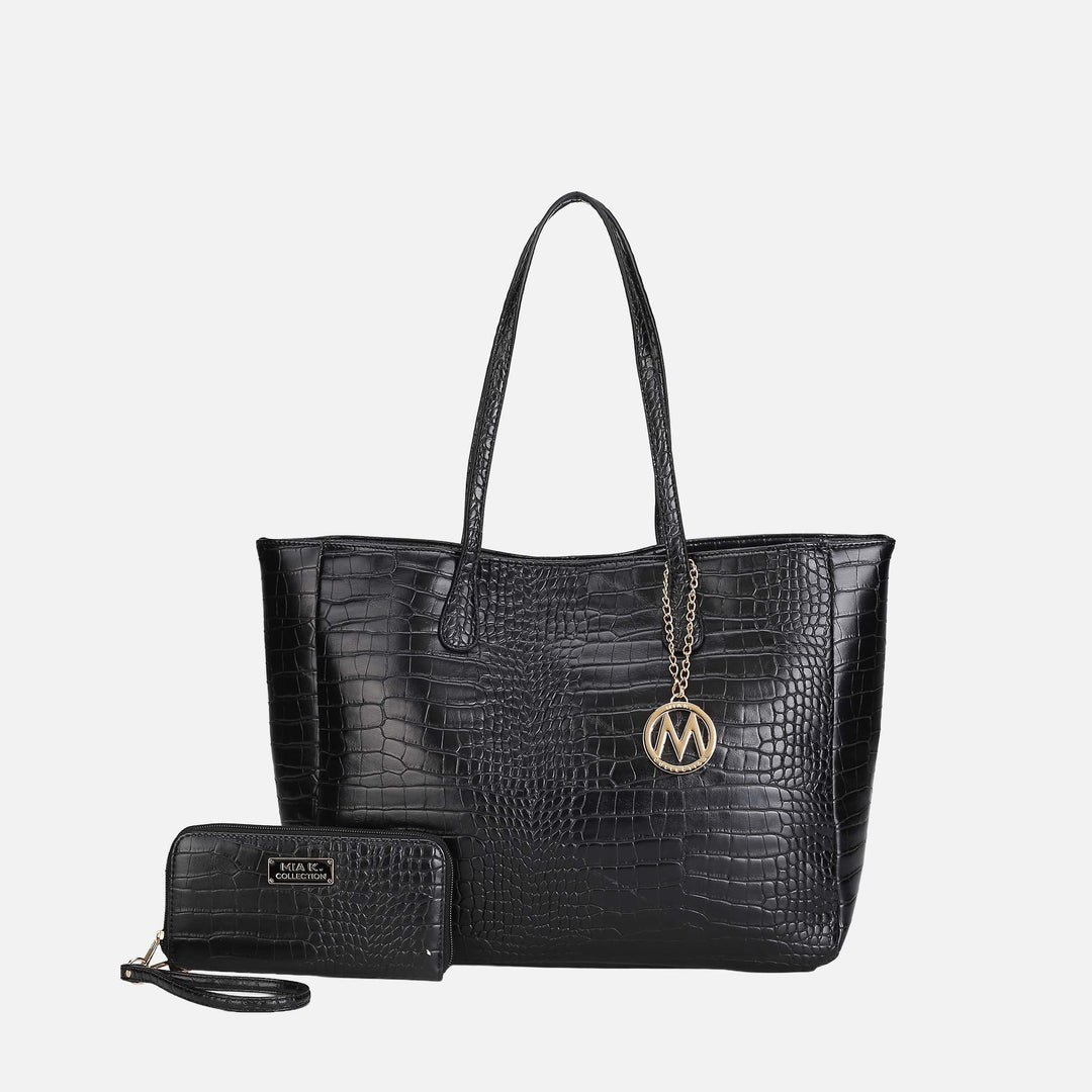 Seafoam MKF Collection By Mia K Sadie Oversize Tote And Set