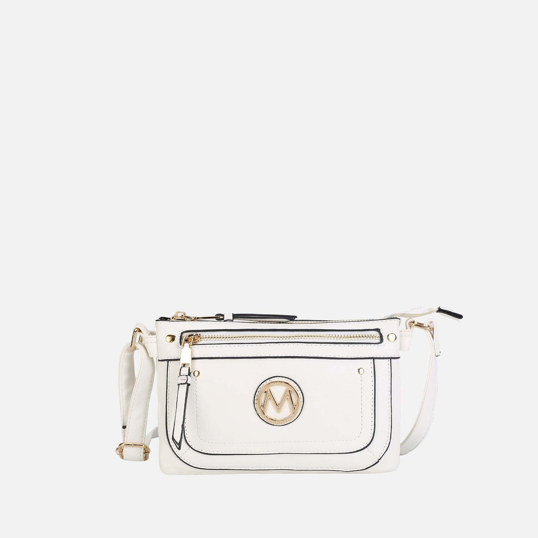 Beige MKF Collection By Mia K Elaina Crossbody Bag
