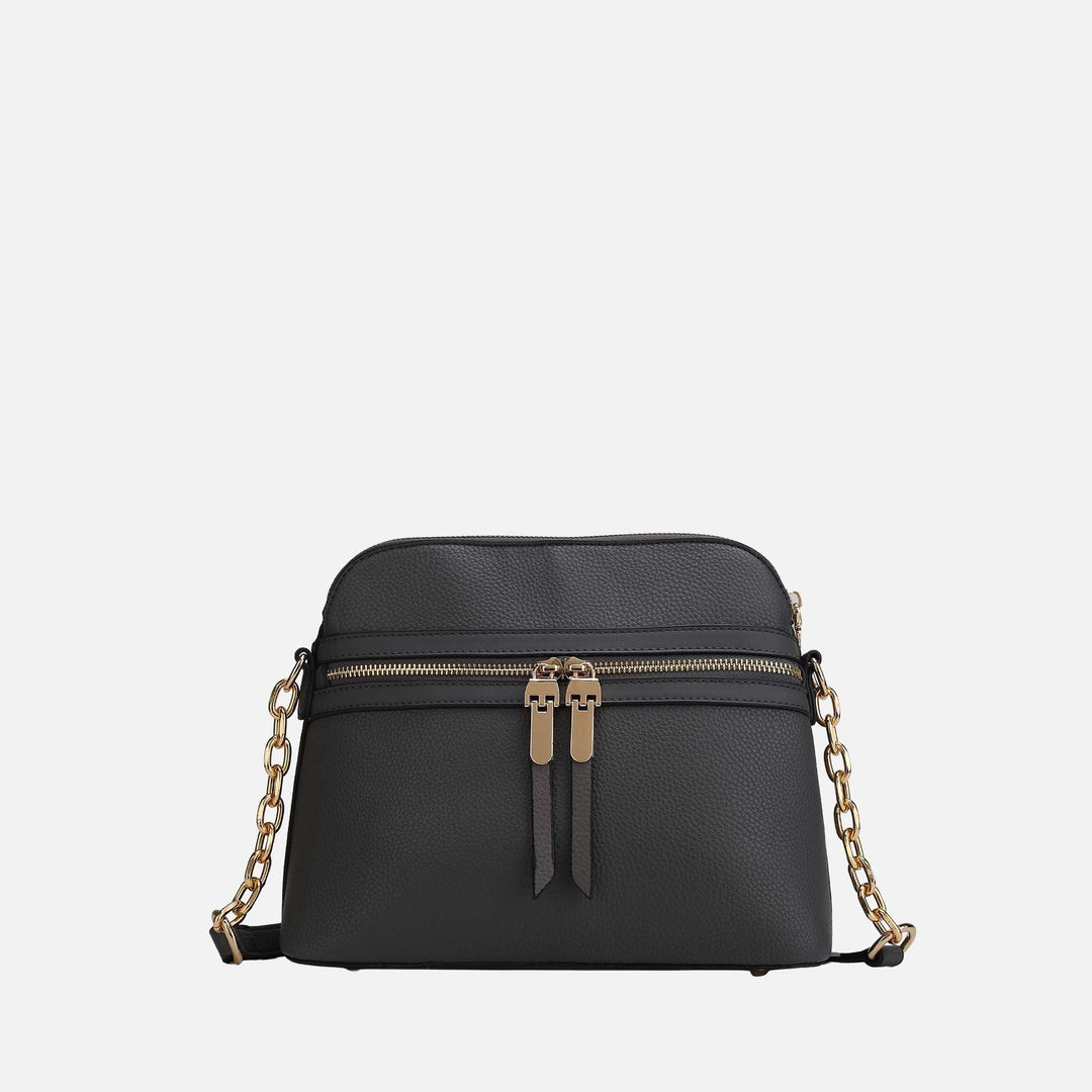 Grey MKF Collection By Mia K Kelisse Crossbody Bag