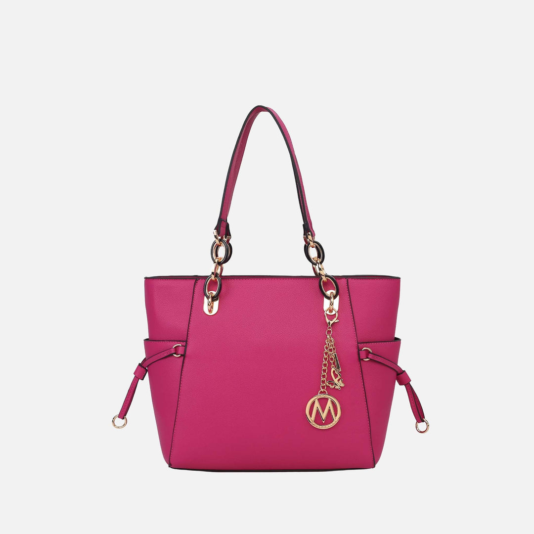 Red MKF Collection By Mia K Yale Tote Bag With Matching Wallet