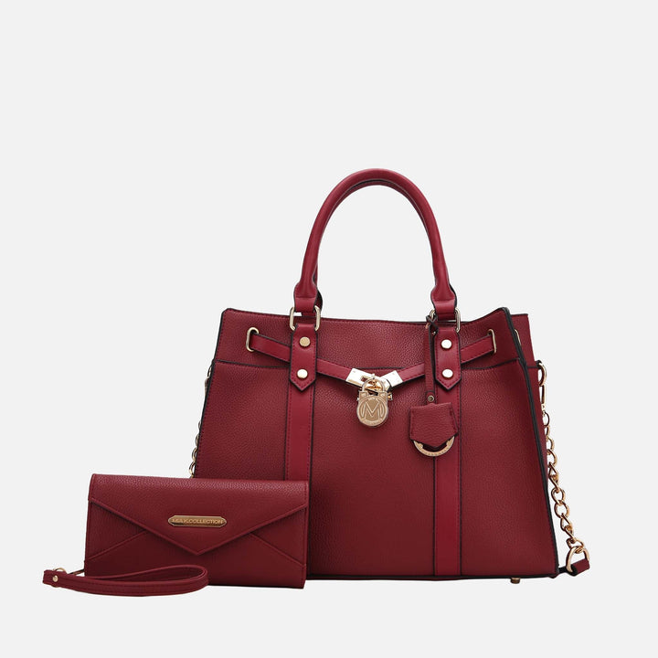 Navy MKF Collection By Mia K Christine L Shoulder And Wallet Set