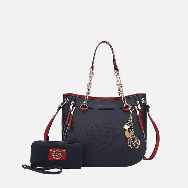 MKF Collection By Mia K Lina Shoulder Bag And Wallet Set
