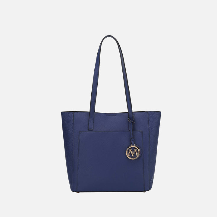 Navy MKF Collection By Mia K Leah Tote Bag
