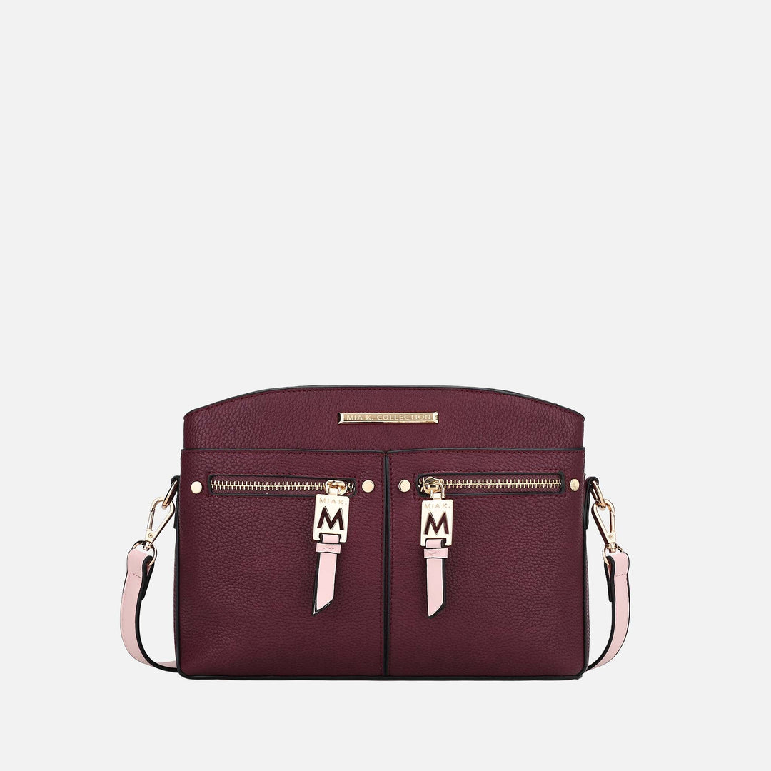 Black MKF Collection By Mia K Zoely Crossbody Bag