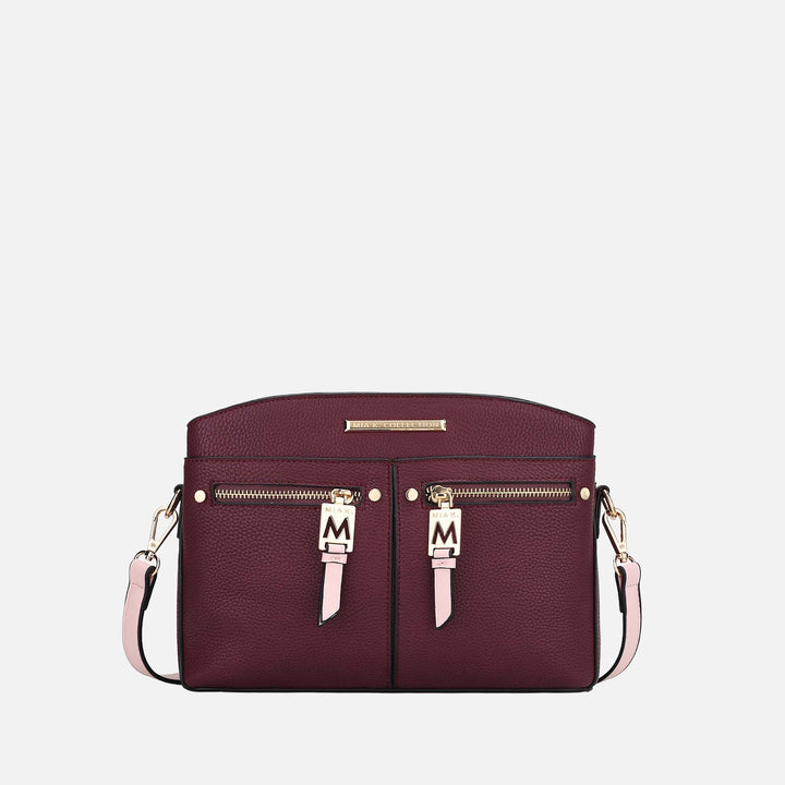 Black MKF Collection By Mia K Zoely Crossbody Bag